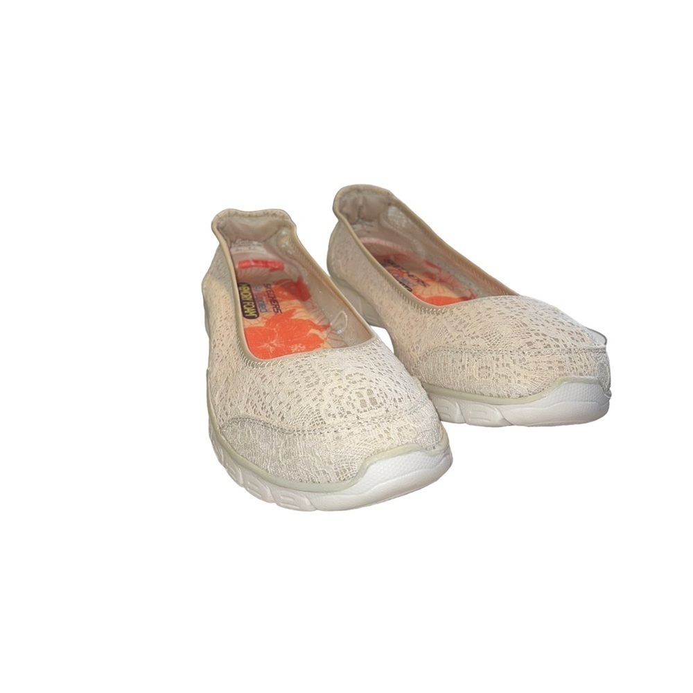 Women's Cream Slip-On Shoes